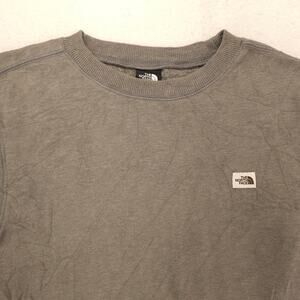 The North Face Casual Crew Neck Long Sleeve T Shirt Mens Size Small S Gray